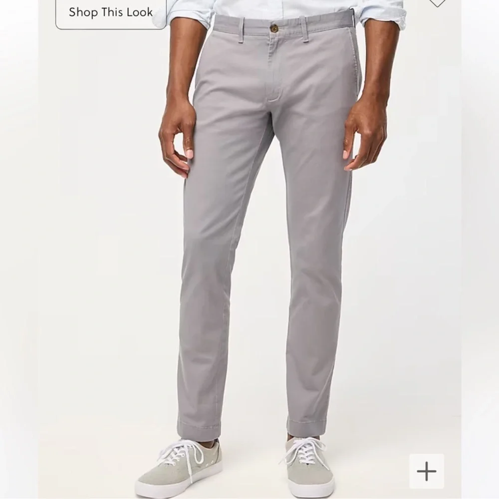 J. CREW Slim-fit flex chino pant in Slate Gray Size 34